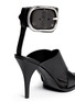 Detail View - Click To Enlarge - ALEXANDER WANG - 'Evelin' buckle cuff leather sandals