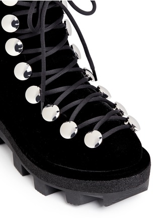 Detail View - Click To Enlarge - ALEXANDER WANG - 'Sam' suede platform boots