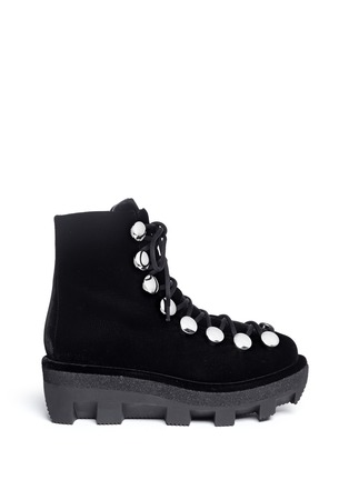 Main View - Click To Enlarge - ALEXANDER WANG - 'Sam' suede platform boots