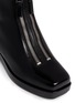 Detail View - Click To Enlarge - ALEXANDER WANG - 'Federica Low' double zip leather boots