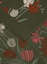 Detail View - Click To Enlarge - JANAVI - Frayed Botanical Rhapsody Merino Wool Scarf