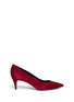 Main View - Click To Enlarge - ALEXANDER WANG - 'Ana' suede pumps