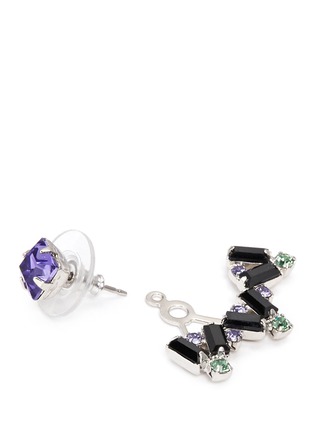 Detail View - Click To Enlarge - JOOMI LIM - 'Modern Deco' Swarovski crystal earrings