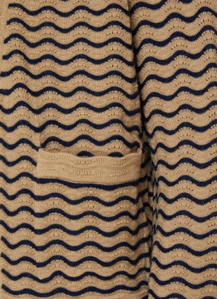  - CRUSH COLLECTION - Wavy Wool Knit Cardigan