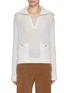 Main View - Click To Enlarge - CRUSH COLLECTION - Pointelle Cashmere Sweater