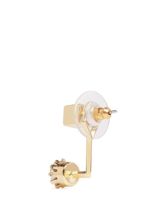 Detail View - Click To Enlarge - JOOMI LIM - 'Shape Shifter' crystal stud 16k gold plated earrings