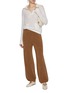 Figure View - Click To Enlarge - CRUSH COLLECTION - Teddy Bouclé Casual Easy Trousers