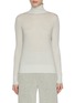 Main View - Click To Enlarge - CRUSH COLLECTION - Turtleneck Silk Cotton Neck