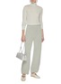 Figure View - Click To Enlarge - CRUSH COLLECTION - Turtleneck Silk Cotton Neck