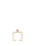 Figure View - Click To Enlarge - JOOMI LIM - 'Shape Shifter' crystal 16k gold plated ring
