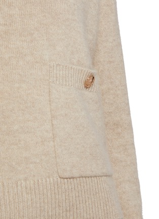  - CRUSH COLLECTION - Lapel Cashmere Sweater