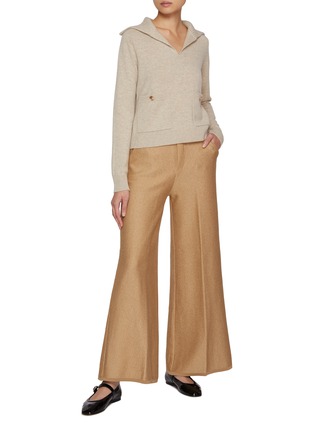 Figure View - Click To Enlarge - CRUSH COLLECTION - Lapel Cashmere Sweater