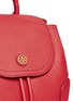 Detail View - Click To Enlarge - TORY BURCH - 'Frances' pebbled leather flap backpack