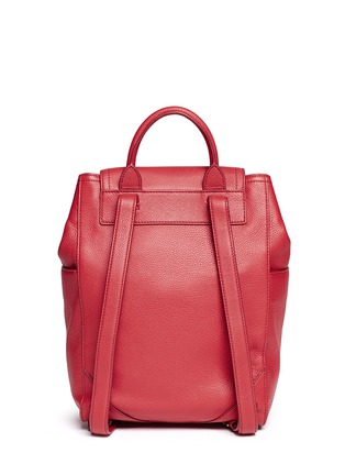 Back View - Click To Enlarge - TORY BURCH - 'Frances' pebbled leather flap backpack