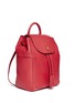 Figure View - Click To Enlarge - TORY BURCH - 'Frances' pebbled leather flap backpack
