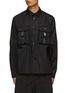 Main View - Click To Enlarge - PRADA - Logo Plaque Pocket Shirt