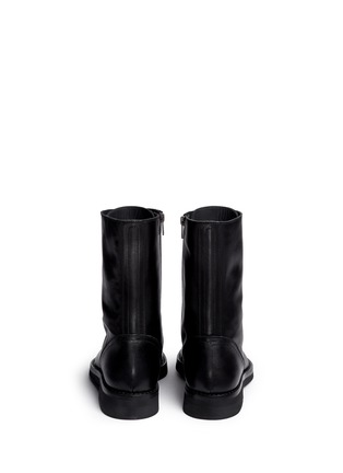 Back View - Click To Enlarge - ANN DEMEULEMEESTER - 'Riffs' leather boots