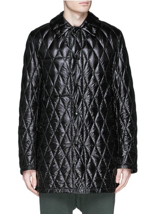 Main View - Click To Enlarge - NANAMICA - Diamond quilted down coat