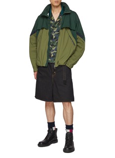 TOGA VIRILIS | Hooded Ripstop Windbreaker Jacket | Men | Lane Crawford