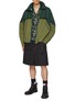 Figure View - Click To Enlarge - TOGA VIRILIS - Hooded Ripstop Windbreaker Jacket