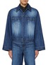 Main View - Click To Enlarge - TOGA VIRILIS - Loose Sleeves Denim Trucker Jacket