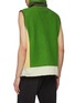 Back View - Click To Enlarge - TOGA VIRILIS - Contrast Zip Up Wool Blend Vest