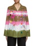Main View - Click To Enlarge - SUSANNA BLU - Gardenia Embroidered Tie Dye Cotton Blouse