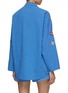 Back View - Click To Enlarge - SUSANNA BLU - Gardenia Embroidered Patchwork Blouse