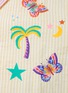  - SUSANNA BLU - Gardenia Embroidered Colour Block Striped Blouse