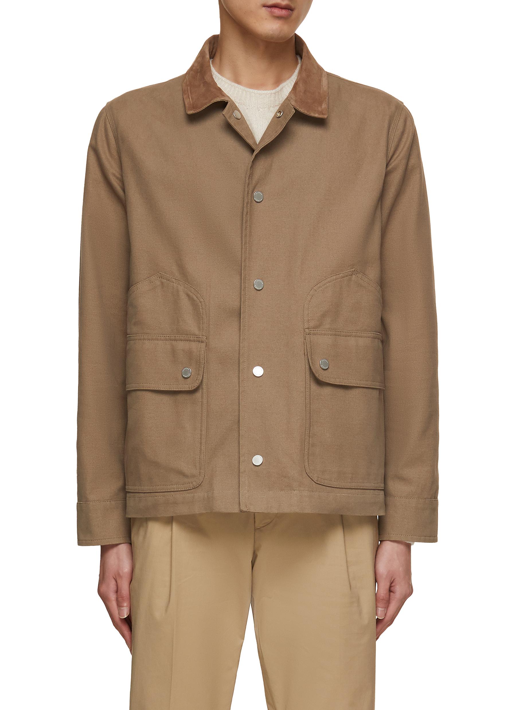 VALSTAR Peter Suede Collar Work Jacket Men Lane Crawford