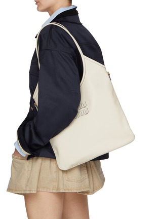 Figure View - Click To Enlarge - MIU MIU - Ivy Leather Tote Bag
