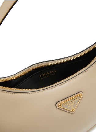Detail View - Click To Enlarge - PRADA - Arqué Leather Shoulder Bag
