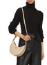Front View - Click To Enlarge - PRADA - Arqué Leather Shoulder Bag