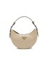 Main View - Click To Enlarge - PRADA - Arqué Leather Shoulder Bag