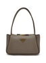 Main View - Click To Enlarge - PRADA - Medium Soft Grain Leather Shoulder Bag