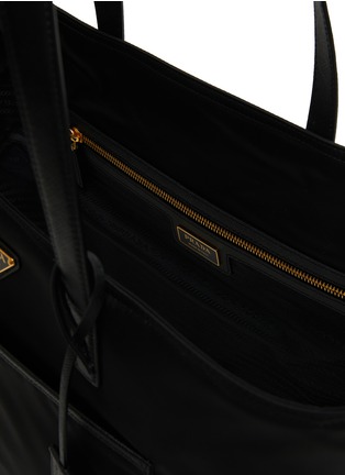 Detail View - Click To Enlarge - PRADA - Large Re-Edition 1978 Re-Nylon Saffiano Leather Tote Bag