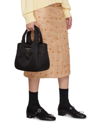 Figure View - Click To Enlarge - PRADA - Small Padded Re-Nylon Tote Bag