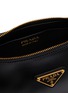 Detail View - Click To Enlarge - PRADA - Prada Arqué Leather Shoulder Bag