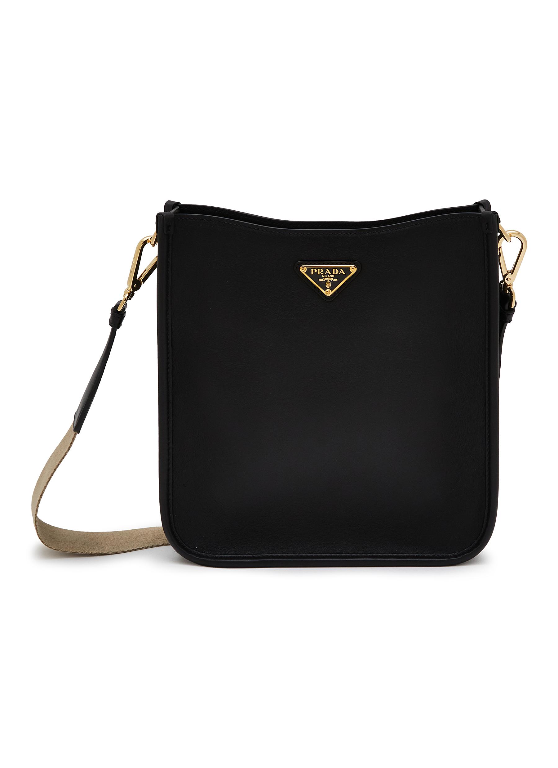 PRADA Soft Grain Leather Crossbody Bag Women Lane Crawford