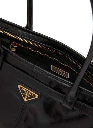 Detail View - Click To Enlarge - PRADA - Large Soft Lux Leather Handbag