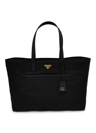 Main View - Click To Enlarge - PRADA - Large Re-Nylon And Saffiano Leather Tote Bag