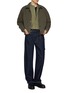 Figure View - Click To Enlarge - TAIGA TAKAHASHI - Lot. 303 Cotton Cropped Coverall Jacket