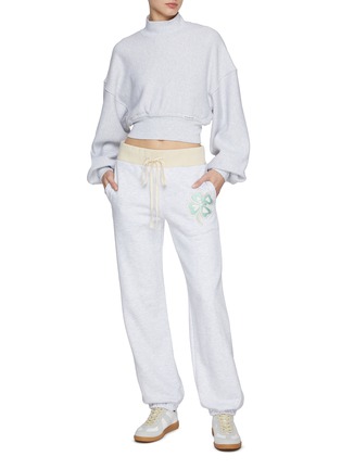 Figure View - Click To Enlarge - MARDI MERCREDI-ACTIF - Mardi Clover Cotton Sweatpants