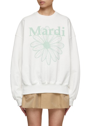 Main View - Click To Enlarge - MARDI MERCREDI-ACTIF - Mardi Flower Cotton Sweatshirt