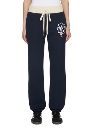 Main View - Click To Enlarge - MARDI MERCREDI-ACTIF - Mardi Clover Cotton Sweatpants