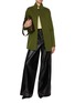 Figure View - Click To Enlarge - FABIANA FILIPPI - Stand Collar Belted Wool Cashmere Jacket