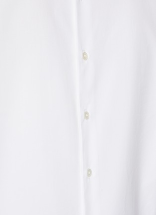  - FABIANA FILIPPI - Stand Collar Back Buttons Cotton Shirt