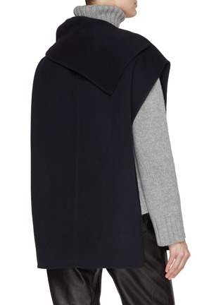 Back View - Click To Enlarge - FABIANA FILIPPI - One Sleeve Cape