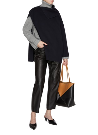 Figure View - Click To Enlarge - FABIANA FILIPPI - One Sleeve Cape