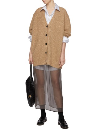 Figure View - Click To Enlarge - FABIANA FILIPPI - V-Neck Cardigan